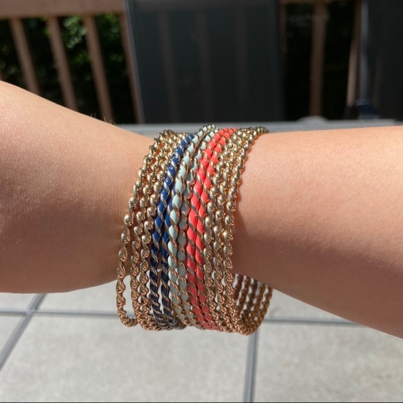 Set of 12 Hoop Bracelets - Picture 1 of 4